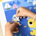 Poster créatif Océan 150 stickers - Poppik