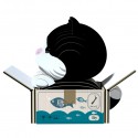 Eugy puzzle Chat dans sa boîte 3D en carton