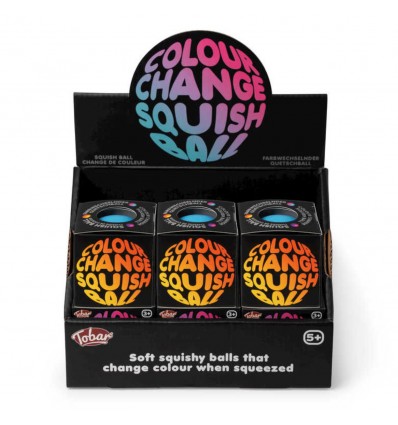 Balle anti-stress couleur changeante - Tobar