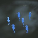 Mobile hippocampes bleus - Flensted