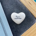 Coeur en céramique "Merci Maitresse"