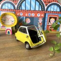 Voiture Isetta BMW Jaune