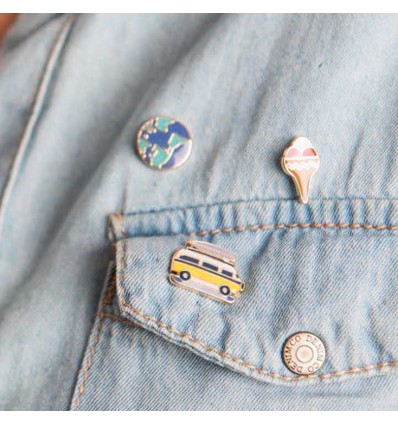 Pin's Van Jaune - Rico Design