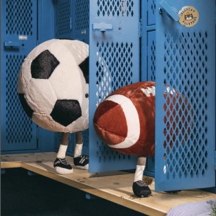 Peluche Amuseable ballon de football américain - Jellycat 2