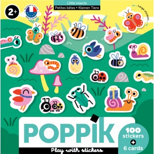 Mes 100 premiers stickers Insectes - Poppik 2