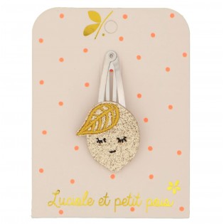 Barrette citron - Luciole et Petit Pois