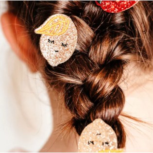 Barrette citron - Luciole et Petit Pois 2