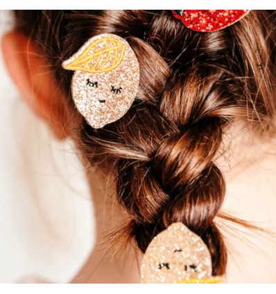 Barrette citron - Luciole et Petit Pois