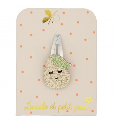 Barrette poire - Luciole et Petit Pois