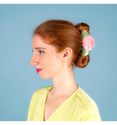 Pince à cheveux Pivoine - Coucou Suzette