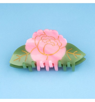 Pince à cheveux Pivoine - Coucou Suzette
