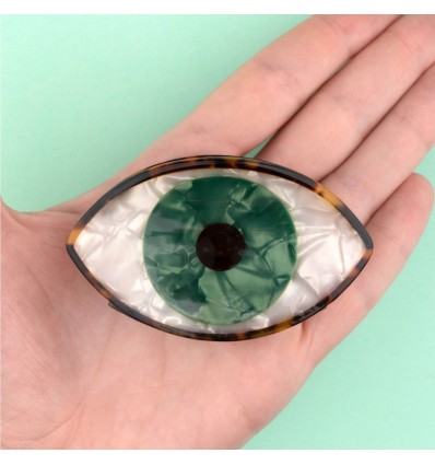 Pince à cheveux Oeil Vert - Coucou Suzette