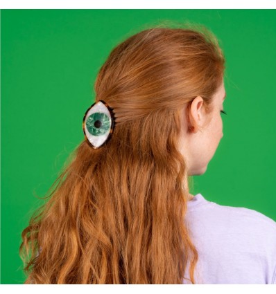Pince à cheveux Oeil Vert - Coucou Suzette