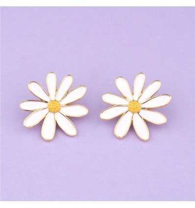 Boucles d'oreilles Marguerite - Coucou Suzette