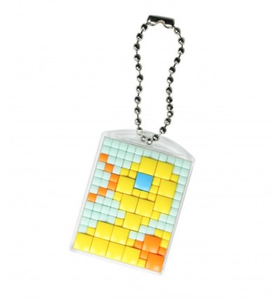 Plaque transparente pour porte-clé - Pixelhobby