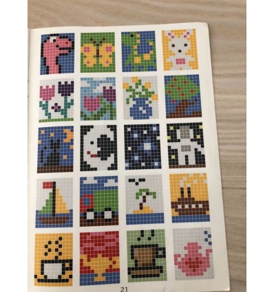 Plaque transparente pour porte-clé - Pixelhobby