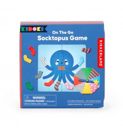 Jeu "Pieuvre à chaussettes" Socktopus - Kikkerland