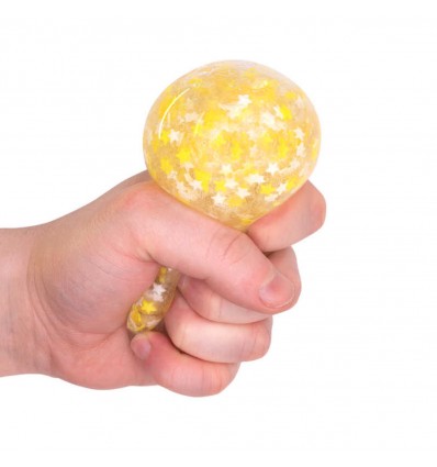 Balle anti-stress phosphorescente Lunes et Etoiles - One for Fun