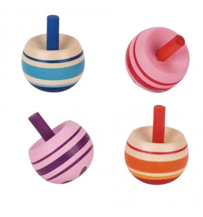 Toupie renversante en bois