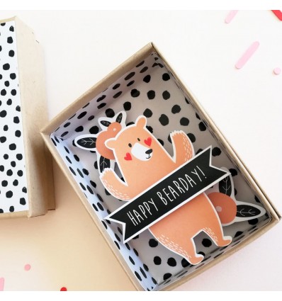 Boite à message "Happy Bearday" - Pamela Loops