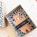 Boite à message "Happy Bearday" - Pamela Loops