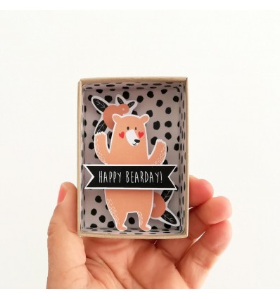 Boite à message "Happy Bearday" - Pamela Loops