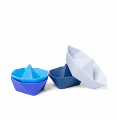 Set de 4 bateaux en silicone - little L