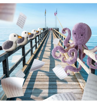 Grande peluche pieuvre Maya - Jellycat