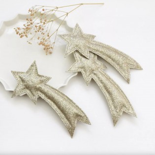 Etoile filante pailletée dorée - Barnabé aime le café 2