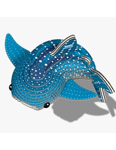 Eugy puzzle Requin baleine 3D en carton