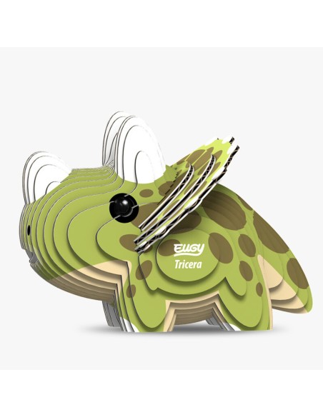 Eugy puzzle Triceratops 3D en carton