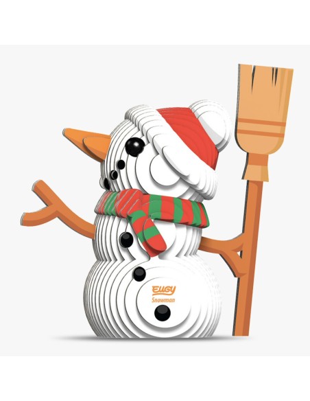 Eugy puzzle Bonhomme de neige 3D en carton