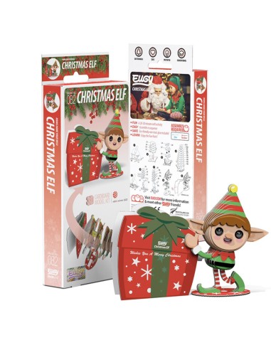 Eugy puzzle Elfe de noël 3D en carton