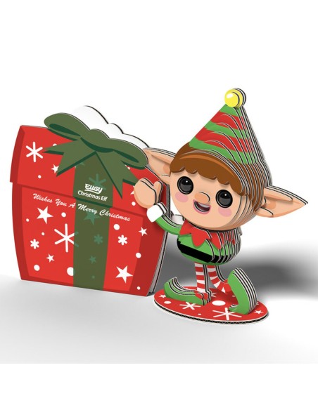 Eugy puzzle Elfe de noël 3D en carton