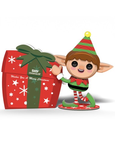 Eugy puzzle Elfe de noël 3D en carton