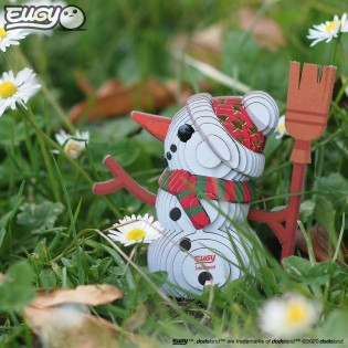 Eugy puzzle Bonhomme de neige 3D en carton