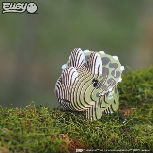 Eugy puzzle Triceratops 3D en carton 2