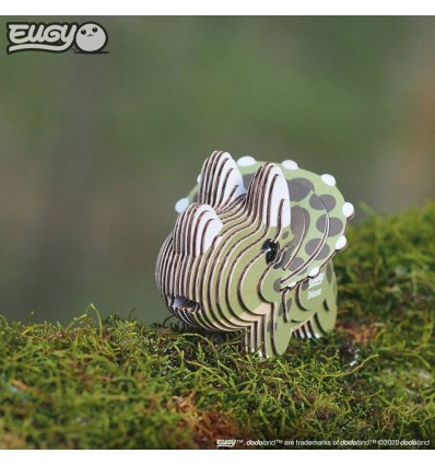 Eugy puzzle Triceratops 3D en carton
