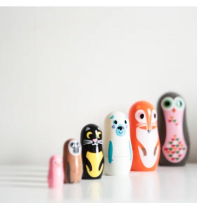 Matryoshka animaux 2 Ingela Arrhenius