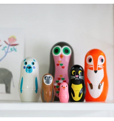 Matryoshka animaux 2 Ingela Arrhenius