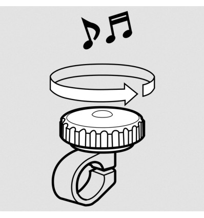 Sonnette de vélo Bleue - Rainette