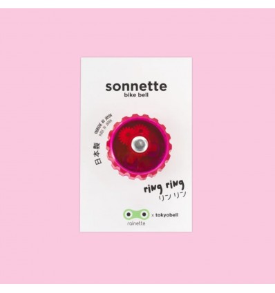Sonnette de vélo Rose - Rainette