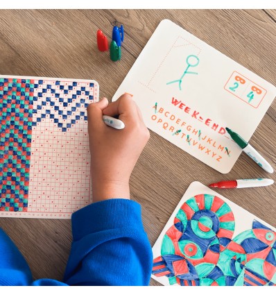 6 jeux de voyage en silicone - Super Petit