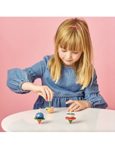 Toupie bois monstre - Kikkerland