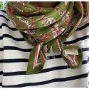 Foulard Dheli menthe 100 cm - So Family