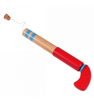 Pistolet à bouchon en bois - Rex