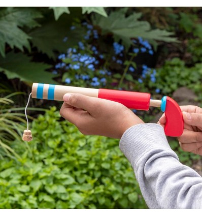 Pistolet à bouchon en bois - Rex