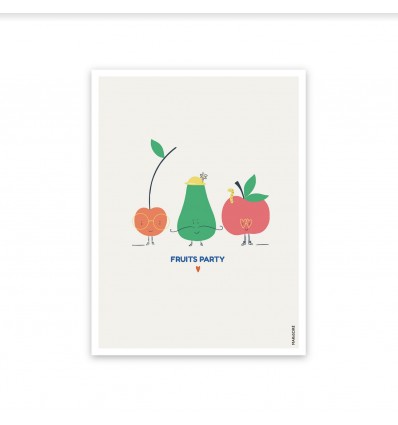 Affiche Fruits party - Mariisore