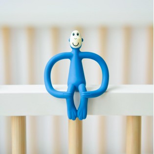 Anneau de dentition Singe Bleu - Matchstick Monkey