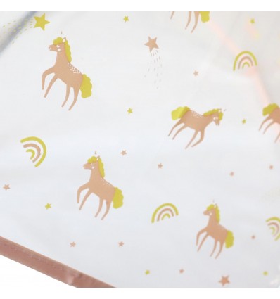 Parapluie transparent Licorne